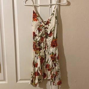 Free people floral dress (mid thigh length)